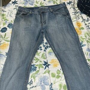 Flypaper Blue Straight Jeans Classic Style